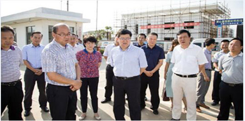 黄山市委书记任泽锋一行光临黄山J9.COM公司调研